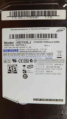 750 samsung hd753lj con - 750,
